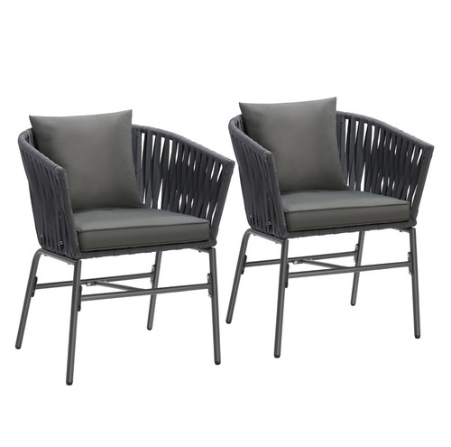 2er set gartenstühle mit - 2er-set,