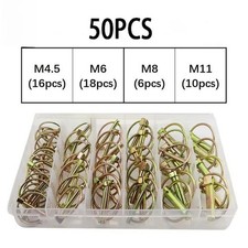 Steel Ring Pins 50 Pack Heavy