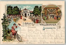 13638955 - 7144 Schkeuditz Gasthaus Waldkater Alfred Schmidt Fahrrad 1900