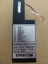 EFRATOM Rubidium Oszillator 10 MHz Frequenznormal FRK 55761 102100 Standard