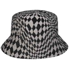 KANGOL Warped Check Bucket Stoffhut Fischerhut Anglerhut Hüte