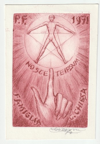 Enrico vannuccini exlibris - enrico,