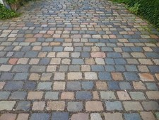 Gebrauchte Pflastersteine, Altstadtpflaster bunt, Großpflaster