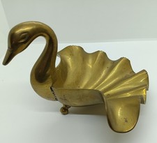 Schwan Schale Messing Vintage
