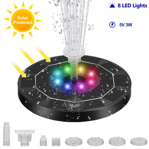 Solar teichpumpe springbrunnen - teichpumpe,