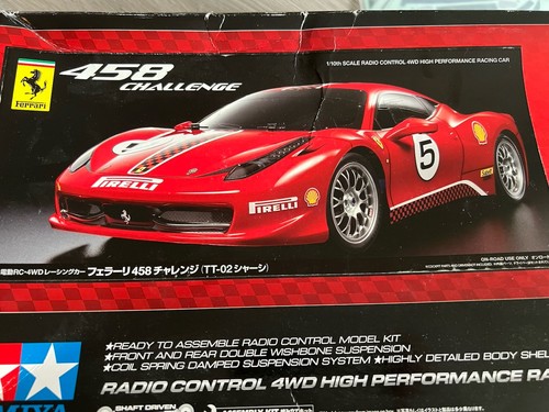 Tamiya ferrari 458 - 458, challenge
