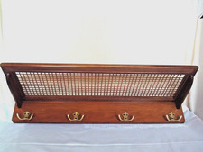 Wandgarderobe vintage holz - wandgarderobe,