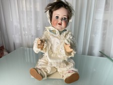 Künstlerpuppe Alte Porzellankopf Puppe 48 cm. Zustand Siehe Foto 