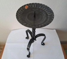 Kerzenständer Schmiedeeisen ca. 44 cm schwarz für gr. Kerze Antik Retro