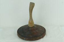 Alter antiker Eisstock 26cm Durchmesser Wintersport vintage Deko