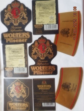 7  bieretiketten brauerei wolters braunschweig/NI  3 bilder  unbenutzt