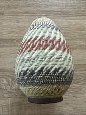 Vintage Keramik Vase Braun mit