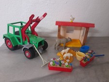 Playmobil Bauernhof Traktor Stall Set