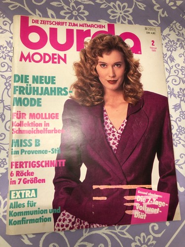 Burda moden februarr 1989 - februarr,