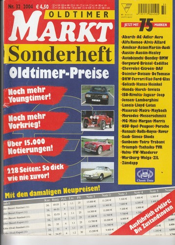 Oldtimermarkt sonderheft - oldtimermarkt,