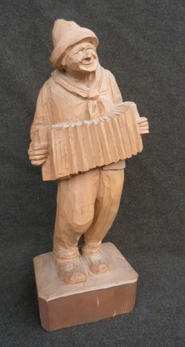 Geschnitzte holzfigur - geschnitzte,