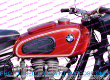 BMW R26 1956-60 R27 1960-1966 ROT STAHL GAS KRAFTSTOFF BENZINTANK / PASSEND FÜR