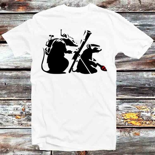 Banksy war art - banksy, t-shirt