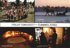 Gammelstad Freiluftmuseum Brotbackofen Schlittenfahrt