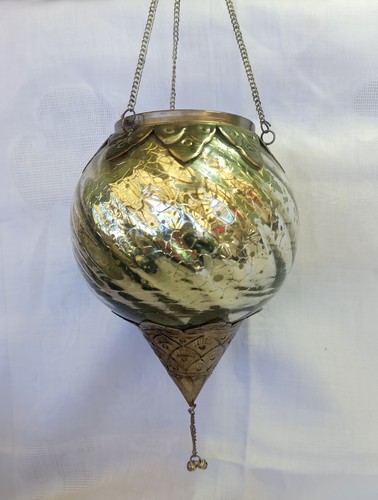 Vintage hänge laterne glas - vintage,