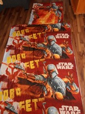 STAR WARS-Bettwäsche-Set  135 x 200 cm mit BOBA FETT-Aufdruck*Wende-Kopfkissen*