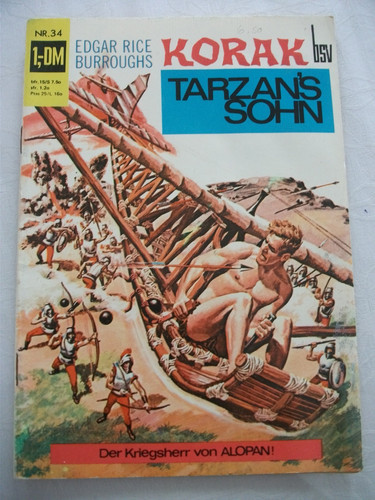 Korak tarzans sohn 34 - tarzans, nr.