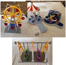 Playmobil Kirmes Riesenrad 5552 Schiffschaukel Breakdance 5554 Kettenkarussell