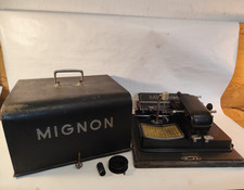 Schreibmaschine AEG Mignon 4 1920er Zeigerschreibmaschine Einhandschreibmaschine