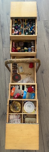 Schöner alter nähkasten - alter,