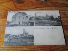 FREIBERG POZDRAV Z:PRIBONA CELKORY POHLED HOSTINELEYSKA POSTK: MAX WOLFF NR: 58