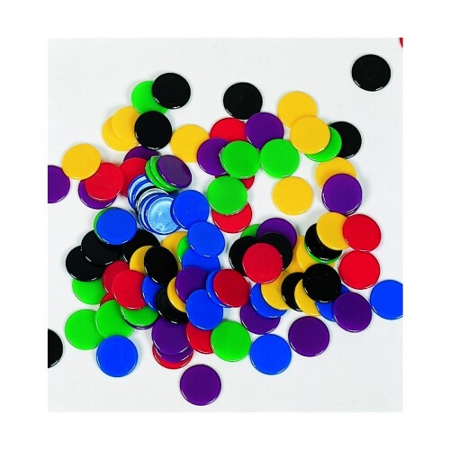 100 spielchips farben - 100,
