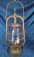 Gut erhaltene Sturmlaterne Petroleum "Fledermaus "  7 D. R. PATENTE 