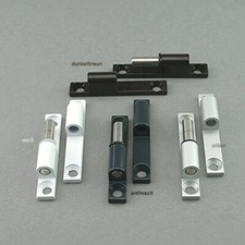 Alu Scharnier 3er Set für Fliegengitter Tür Fenster Insektenschutz - 4 Farben