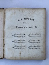 Noten. Mozart. Sonaten für