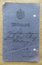 Militärpaß Infanterie