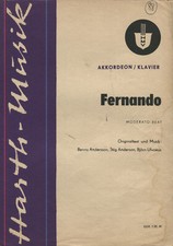Notenblatt Akordeon/Klavier - Fernando (Abba) Harth Musikverlag - DDR