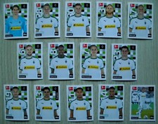 alle 14 Spielerbilder/Sticker Borussia Mönchengladbach Bundesliga Saison 2018/19