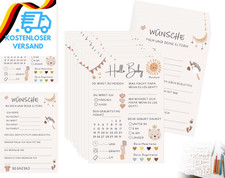 20 Stück Babyparty Spiele