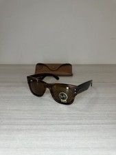 Neu Ray-Ban Mega Wayfarer Sonnenbrille 0840S 954/33 gestreift Havanna_Kristallbraun