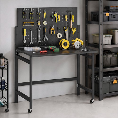 Werkbank mit lochwand - werkbank, lochwand,