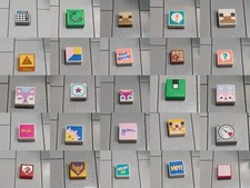 LEGO® Fliese Tile Bedruckt