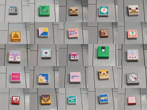Lego fliese tile - tile, bedruckt