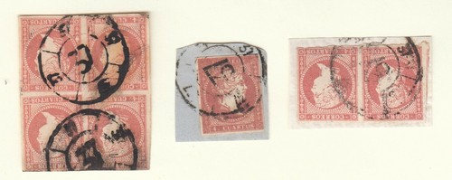 Spanien wagenrad stempel - spanien,, wagenrad-stempel