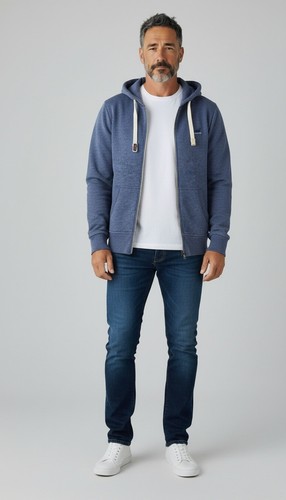 Superdry kapuzenpullover blau - superdry,