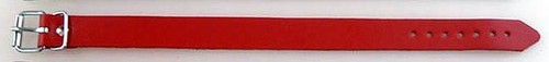 Leder riemen rot 1 4 - leder,