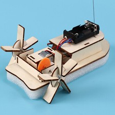 Ferngesteuerte Yacht DIY Handmontiertes Kit RC Bootsmodell Student Lernspielzeug