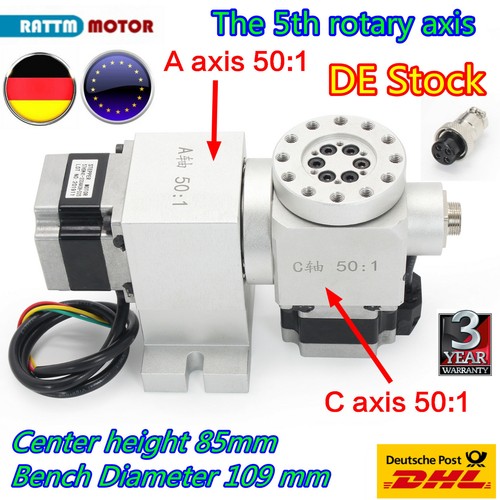 Cnc 5th axis rotary - a-axis, c