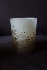 Echtwachs Elambia QVC Stumpenkerze rot Kerze flammlos Echtwachskerze