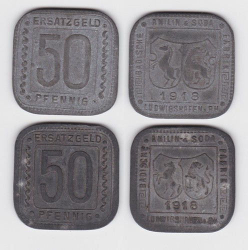 Pfennig zink notgeld - 2, 50