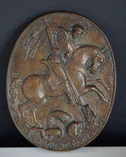 seltenes Bronze - Relief